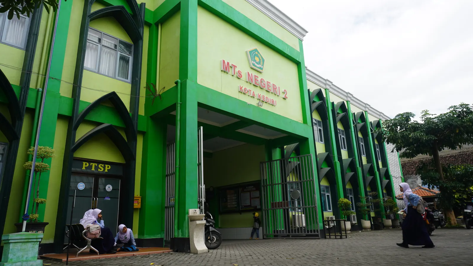 Sudut Madrasah hijau MTsN 2 Kota Kediri